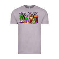 Vintage Zinc Halloween Gnomes Coffee Cups Vintage Tee - texasbilliewilder