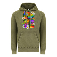 Vintage Olive pride love Vintage Hoodie - texasbilliewilder