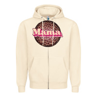 Sandshell mama leopard Zipper Hoodie - JahusDesignShop