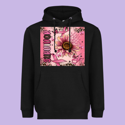 Breast Cancer Survivor Heavyweight Hoodie Designed By Maliassmallbusiness