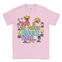 Bubblegum Pink god is bigger Classic Tee - JahusDesignShop