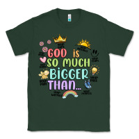 Sports Green god is bigger Classic Tee - JahusDesignShop