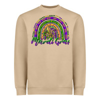 Mushroom mardi gras rainbow and fleur de lis Heavyweight Sweatshirt - RanaPortraitStore
