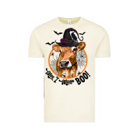 Vintage Arctic Halloween Cow Moo I Mean Boo Vintage Tee - texasbilliewilder