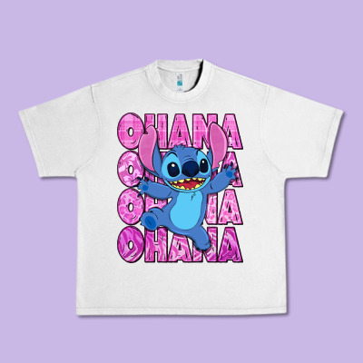 Ohana Stitch Urban Heavy Tee Designed By Zillion Design Studio
