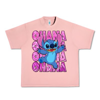 Salmon ohana stitch Urban Heavy Tee - Zillion Design Studio