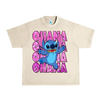 Sandshell ohana stitch Urban Heavy Tee - Zillion Design Studio