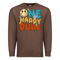 Chestnut one happy dude Premium Sweatshirt - MaliasSmallBusiness
