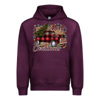 Mauve Wine Merry Christmas Truck Urban Hoodie - Bettercallsaul