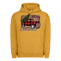 Pigment Peanut Butter Merry Christmas Truck Urban Hoodie - Bettercallsaul