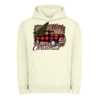 Pigment Pistachio Merry Christmas Truck Urban Hoodie - Bettercallsaul