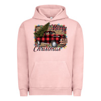 Pigment Salmon Merry Christmas Truck Urban Hoodie - Bettercallsaul