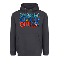 Smoke god shed his grace on the thee Heavyweight Hoodie - MaliasSmallBusiness