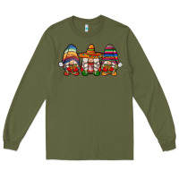 Army Green mexican gnomes Long Sleeve Tee - JahusDesignShop