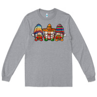 Heather Grey mexican gnomes Long Sleeve Tee - JahusDesignShop