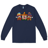 Navy mexican gnomes Long Sleeve Tee - JahusDesignShop