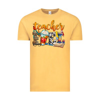 Vintage Mustard teacher fuel Vintage Tee - Zillion Design Studio