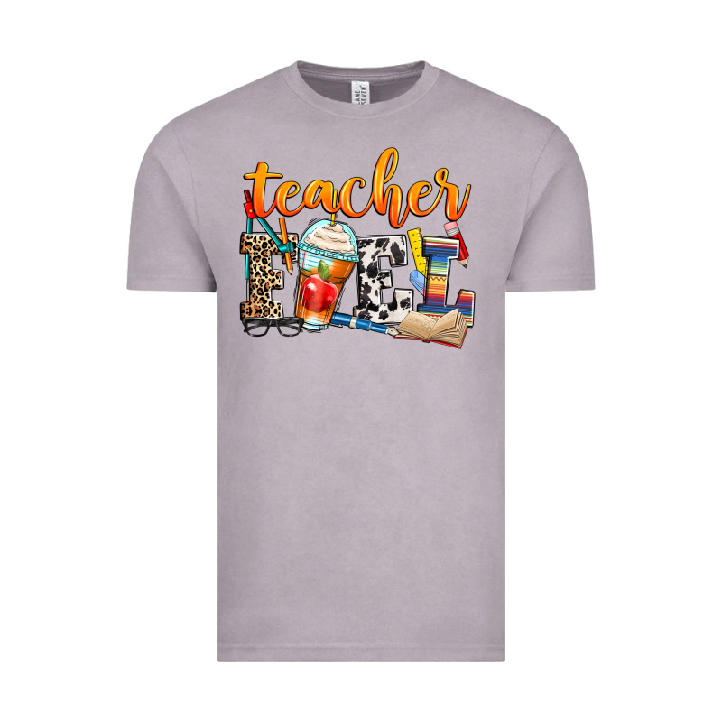 Teacher Fuel Vintage Tee by Zillion Design Studio | Teevron