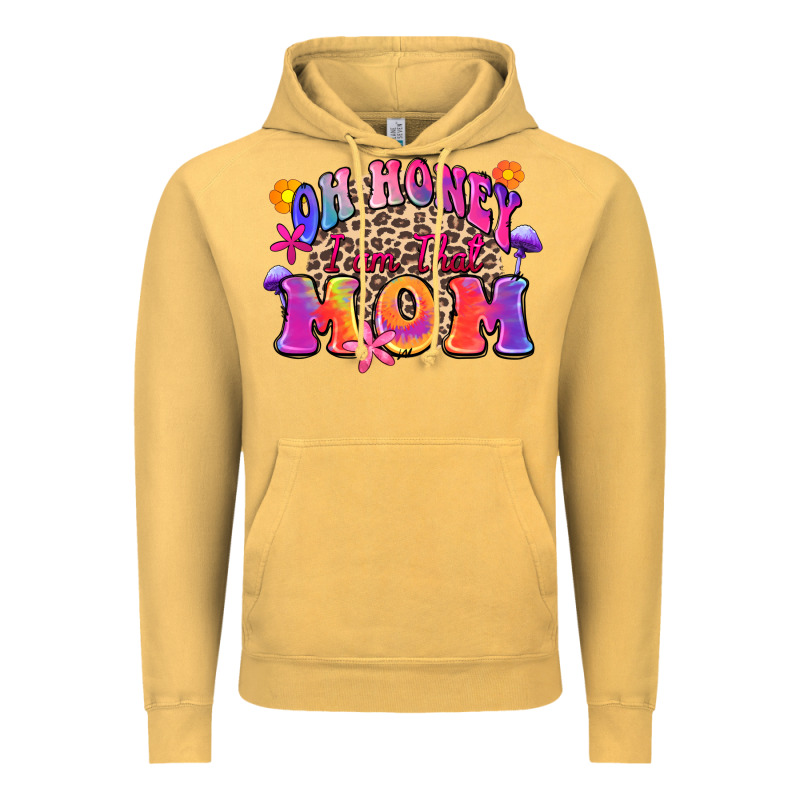 Oh Honey I Am That Mom Vintage Hoodie by Zillion Design Studio | Teevron