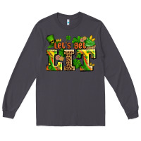Smoke st patricks lets get lit Long Sleeve Tee - AdoDesignShop