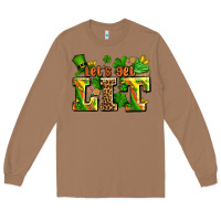 Toasted Coconut st patricks lets get lit Long Sleeve Tee - AdoDesignShop