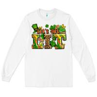White st patricks lets get lit Long Sleeve Tee - AdoDesignShop