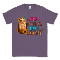 Lavender half teacher half coffee Classic Tee - JahusDesignShop