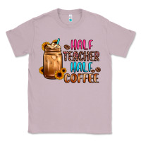 Lilac half teacher half coffee Classic Tee - JahusDesignShop