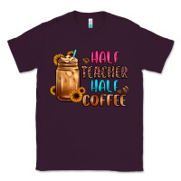 Plum half teacher half coffee Classic Tee - JahusDesignShop