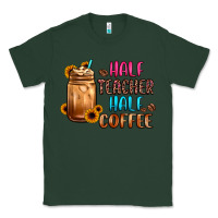 Sports Green half teacher half coffee Classic Tee - JahusDesignShop