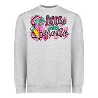 Heather Grey little miss 1st grade Heavyweight Sweatshirt - Zillion Design Studio