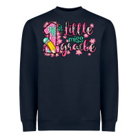 Navy little miss 1st grade Heavyweight Sweatshirt - Zillion Design Studio