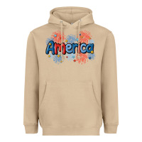 Mushroom America Heavyweight Hoodie - MaliasSmallBusiness