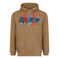 Toasted Coconut America Heavyweight Hoodie - MaliasSmallBusiness