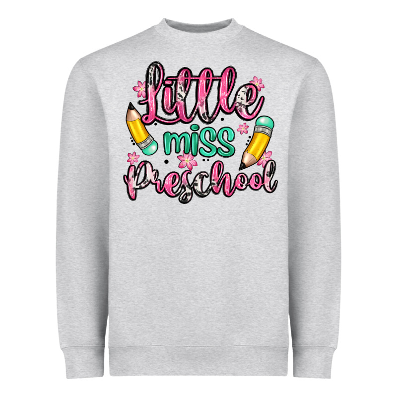 Little Miss Preschool Heavyweight Sweatshirt by Zillion Design Studio | Teevron