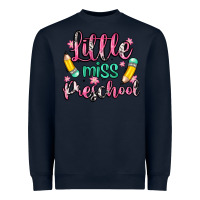 Navy little miss preschool Heavyweight Sweatshirt - Zillion Design Studio