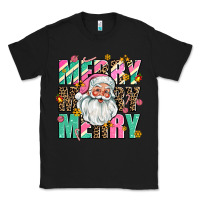 Black merry merry merry Classic Tee - AdoDesignShop