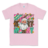 Bubblegum Pink merry merry merry Classic Tee - AdoDesignShop
