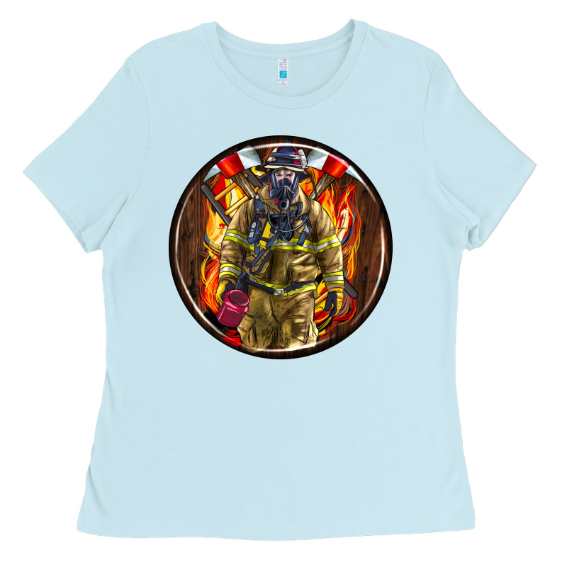 Firefighter Coasters Ladies Tee by AdoDesignShop | Teevron