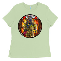 Matcha firefighter coasters Ladies Tee - AdoDesignShop
