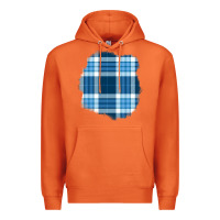 Carrot Winter Tartan Patch Premium Hoodie - BundleAndBundleShop