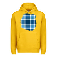 Lemon Winter Tartan Patch Premium Hoodie - BundleAndBundleShop