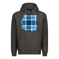 Smoke Winter Tartan Patch Premium Hoodie - BundleAndBundleShop