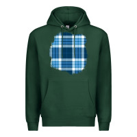 Sports Green Winter Tartan Patch Premium Hoodie - BundleAndBundleShop