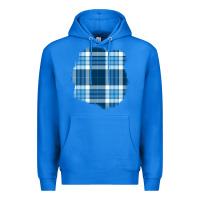 True Royal Winter Tartan Patch Premium Hoodie - BundleAndBundleShop