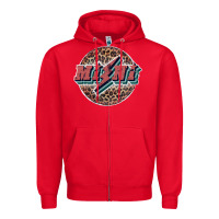 Red mini Zipper Hoodie - JahusDesignShop