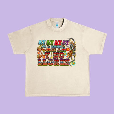 Ay Ay Ay Canta Y No Llores Urban Heavy Tee Designed By Cts Tumbler Store