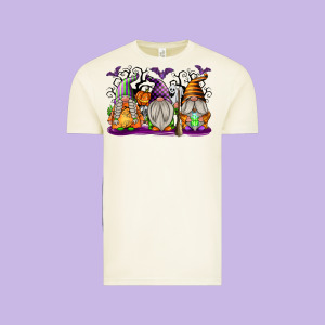 Halloween Gnomes Vintage Tee Designed By Texasbilliewilder