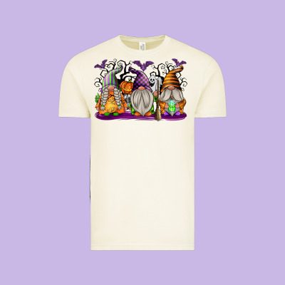 Halloween Gnomes Vintage Tee Designed By Texasbilliewilder