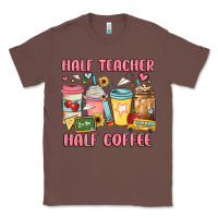 Chestnut half teacher half coffee Classic Tee - JahusDesignShop